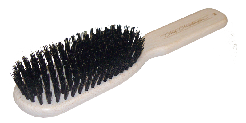 Щетинная щетка для шерсти Tufted Soft Black Boar Bristle Brush 