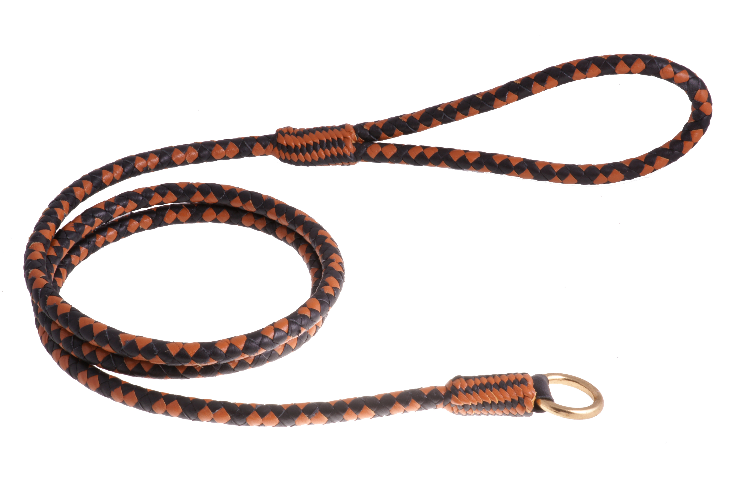 Ринговки-удавки из плетеной кожи 