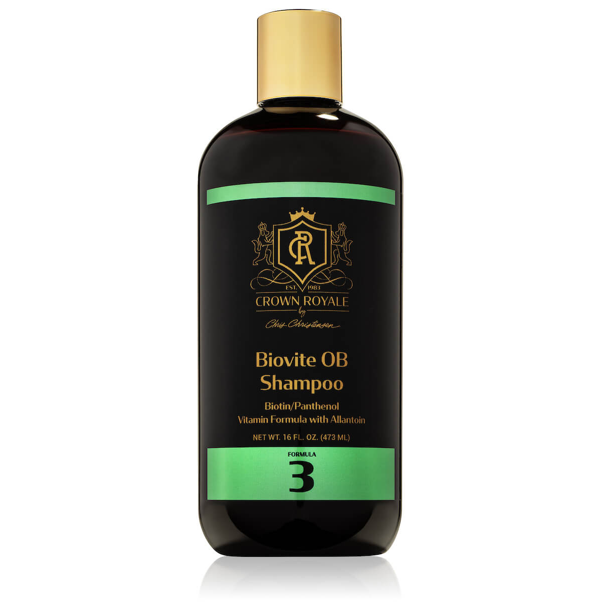 Восстанавливающий шампунь для жесткой шерсти Crown Royale Biovite Formula 3 Shampoo 