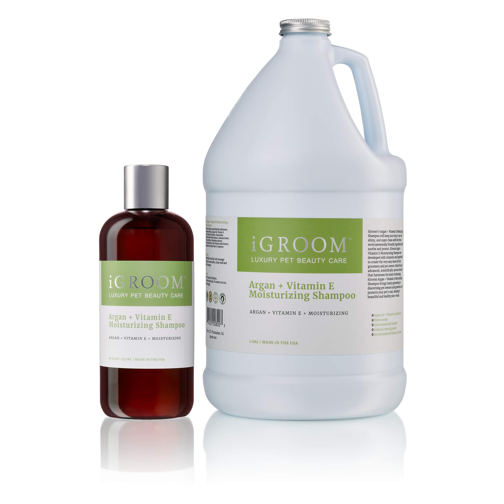 Увлажняющий шампунь Argan + Vitamin E Shampoo 